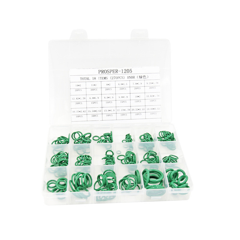 НБР O Ring Valve Rubber Seal Assortment Kit 382 шт. Черные O Rings для гидравлического ремонта