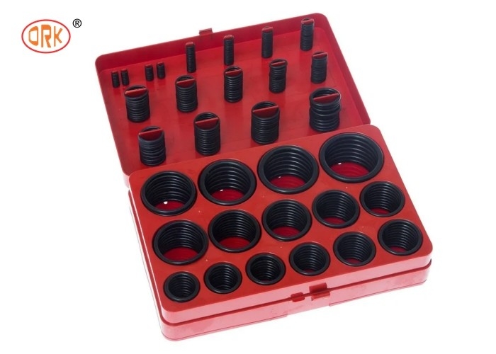 Хорошая устойчивость к маслу Черный NBR 70 Shore O-Ring Kit Box для экскаватора Гидравлический цилиндр